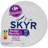 Carrefour sensation skyr mytille 0% mg 150g