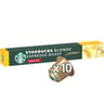 Starbucks by nespresso blonde décaféiné 10 capsules 55g