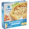 Carrefour extra tarte au saumon et au fromage frais 400g
