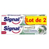 Signal Integral 8 dentifrice Nature Elements Bicarbonate fraîcheur & détox 2X75ml