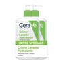 Cerave lot crème lavante hydratante 473ml x 2