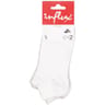 2 paires de socquettes invisibles femme en coton issu de l'agriculture biologique BLANC 37\41