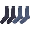 2 paires de mi chaussettes unies homme JEAN FONCE 602/JEAN CLAIR T39\42