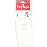 2 paires de mi chaussettes unies homme BLANC T43\46