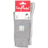 2 paires de mi chaussettes unies homme GRIS CLAIR T43\46