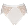Slip midi dentelle BLANC T46