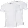 Lot de 2 tee-shirts col rond manches courtes homme coton bio Athena 950 BLANC/BLANC T2