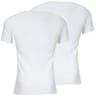 Lot de 2 tee-shirts col rond manches courtes homme coton bio Athena 950 BLANC/BLANC T5