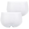 Lot de 2 slips taille haute ouvert Héritage homme Eminence 001 BLANC/BLANC T4