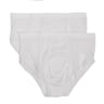 Lot de 2 slips taille haute Basic bio Athena 250 BLANC/BLANC T4