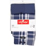 Lot de 2 caleçons fantaisie imprimé ceinture classique Influx IMP MARINE/IMP MADRAS T3