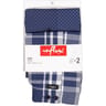Lot de 2 caleçons fantaisie imprimé ceinture classique Influx IMP MARINE/IMP MADRAS T7