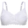 Soutien gorge sans armature dentellle ligne coton d'arum Sans Complexe 3-BLANC 110E