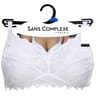 Soutien gorge sans armature dentellle ligne coton d'arum Sans Complexe 3-BLANC 110E