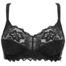Soutien gorge sans armature dentellle ligne coton d'arum Sans Complexe 4-NOIR 100B
