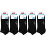 5 paires de socquettes invisibles NOIR T39/42