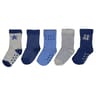 5 paires de mi chaussettes bébé MARINE/GRIS/BLEU 18\20