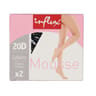 2 paires de collants mousse influx NOIR T1