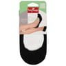 2 paires de protège pieds coton Influx NOIR TU