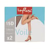 2 paires de collants voile Influx SEPIA T5