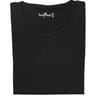 Tee shirt col ras du cou manches courtes grande taille NOIR XXXL