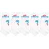 5 paires de socquettes ultra courtes BLANC X5 35\37