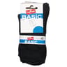5 paires de mi chaussettes unies enfant Influx Basic NOIR 36\40