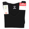 Lot de 2 tee-shirts manches courtes col V noir homme NOIR/NOIR T8