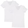 Lot de 2 tee-shirts manches courtes col V homme BLANC/BLANC T3