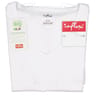 Lot de 2 tee-shirts manches courtes col V homme BLANC/BLANC T4