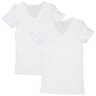 Lot de 2 tee-shirts manches courtes col V homme BLANC/BLANC T5