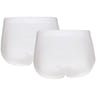 Lot de 2 slips taille haute ouvert blanc homme BLANC/BLANC T8