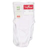 Lot de 2 slips taille haute ouvert blanc homme BLANC/BLANC T8