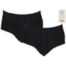 Lot de 2 slips taille haute ouvert noir homme NOIR/NOIR T3