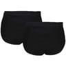 Lot de 2 slips taille haute ouvert noir homme NOIR/NOIR T3