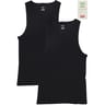Lot de 2 débardeurs noir homme NOIR/NOIR T7