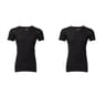 Lot de 2 tee shirts manches courtes col rond noir homme NOIR/NOIR T8