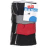 Lot de 4 boxers unis homme Influx basic NOIR/GRIS/ROUGE/NOIR T3