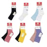 2 paires de socquettes coton bio unies femme Influx NOIR/GRIS 35\37