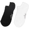 2 paires de socquettes invisibles femme Influx BLANC/NOIR 37\41