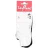 2 paires de socquettes invisibles femme Influx BLANC/NOIR 37\41
