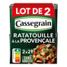 Cassegrain ratatouille cuisinée à la provençale à l'huile olive extra vierge 2% 760g