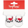 Paire de bottons bébé BLANC 0\6MOIS