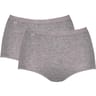 Lot de 2 slips midi Sloggi M013 GRIS CHINE T46
