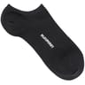 2 paires de socquettes invisibles unies sport femme Bleuforêt NOIR/NOIR DR8 37\41