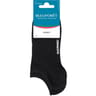 2 paires de socquettes invisibles unies sport femme Bleuforêt NOIR/NOIR DR8 37\41
