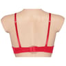 Soutien gorges ampliformes micro dentelle uni ligne Jorianne ROUGE 100C