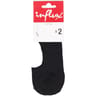 2 paires de protège pieds basket femme Influx NOIR/NOIR 37\41