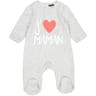 Dors bien j'aime maman papa bébé garçon GRIS CHINE MAMAN 6MOIS