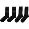 2 paires de mi chaussettes homme NOIR 900A T39/42